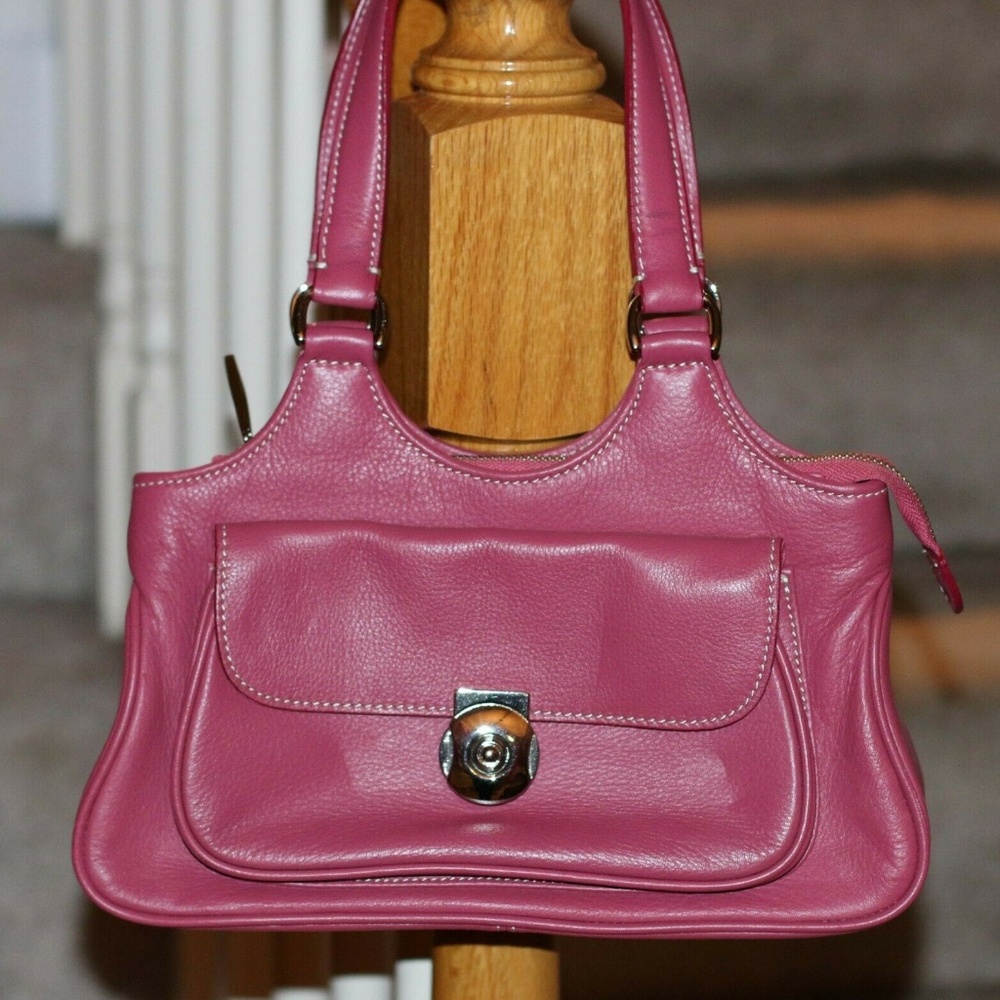 The Limited Leather Purse Tote Bag Pink or Aqua